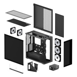 ARCTIC Xtender ACPCC00019A E-ATX PC Case with 5x ARGB Fans