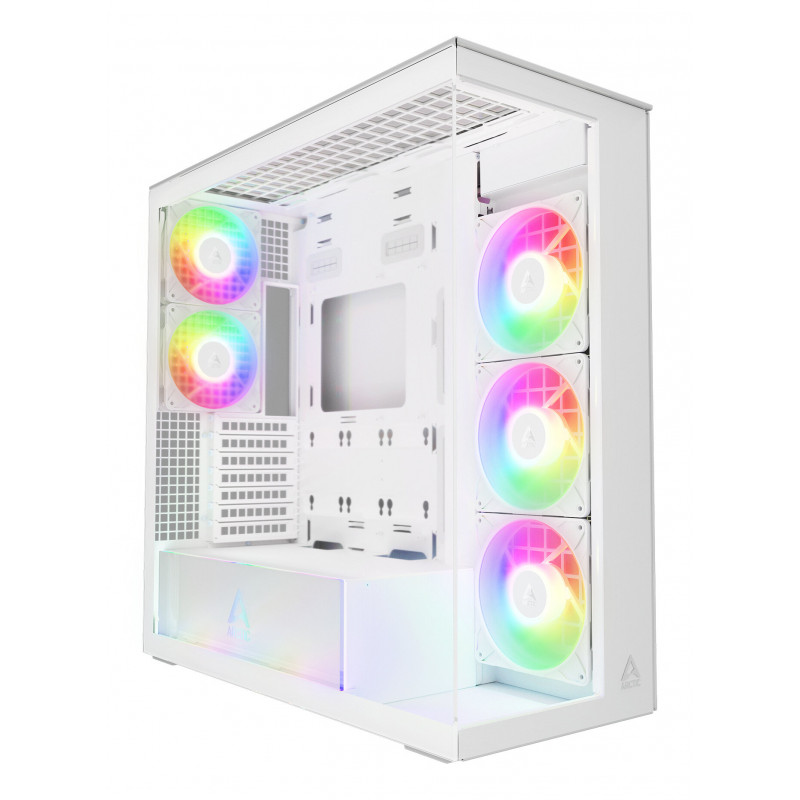 ARCTIC Xtender E-ATX PC Case with 5x ARGB Fans and Clear Glass Side Panel