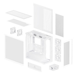 ARCTIC Xtender E-ATX PC Case with 5x ARGB Fans and Clear Glass Side Panel
