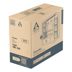 ARCTIC Xtender E-ATX PC Case with 5x ARGB Fans and Clear Glass Side Panel