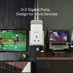 TP-LINK PG2400P KIT 1428Mbps G.hn Powerline Adapter Kit