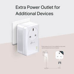 TP-LINK TL-PA7017P KIT AV1000 Powerline Adapter Kit