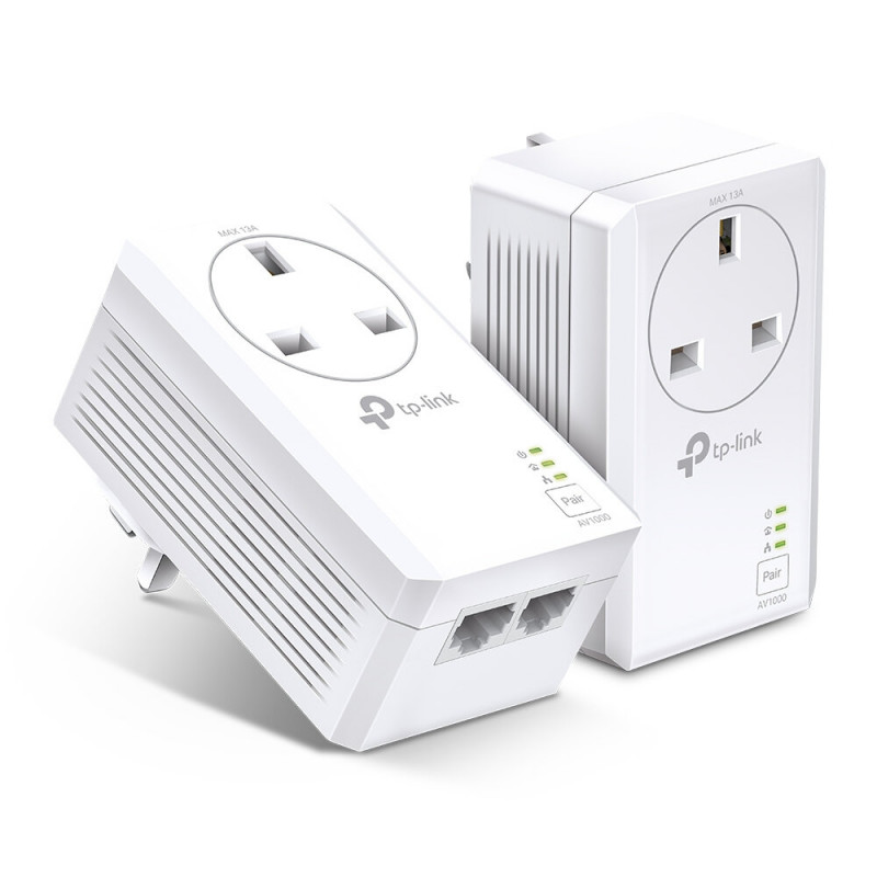 TP-LINK TL-PA7027P KIT AV1000 Powerline Adapter Kit 2-Port