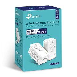 TP-LINK TL-PA7027P KIT AV1000 Powerline Adapter Kit 2-Port
