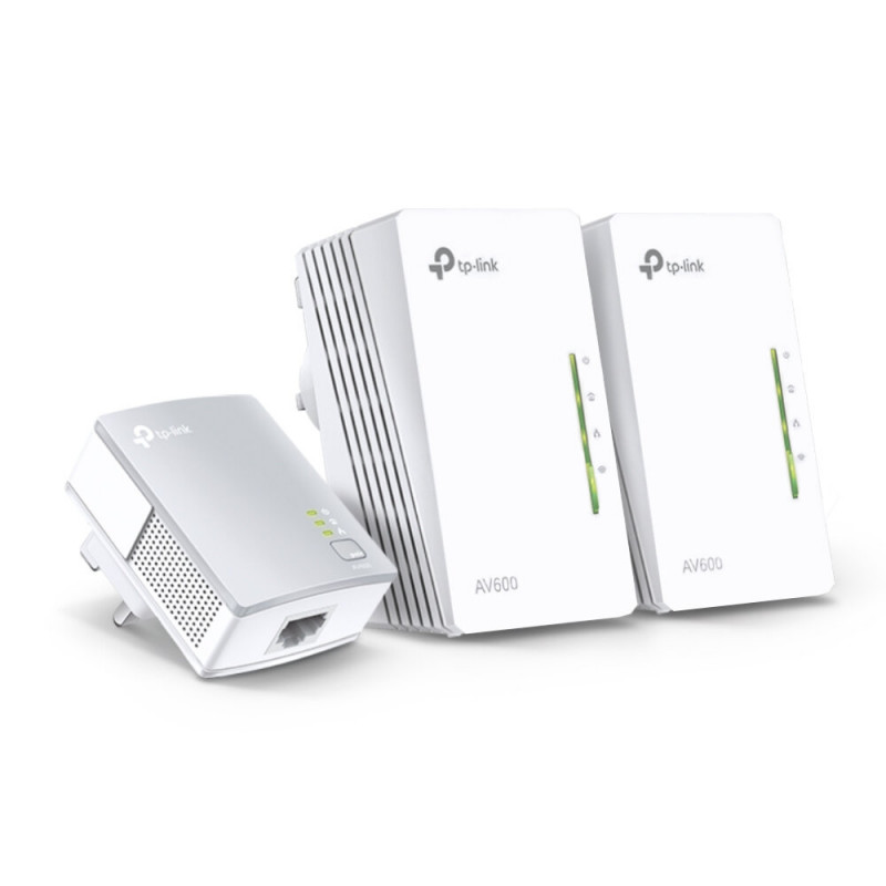 TP-LINK TL-WPA4220 300Mbps AV600 Powerline Adapter Triple Kit