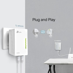 TP-LINK TL-WPA4220 300Mbps AV600 Powerline Adapter Triple Kit