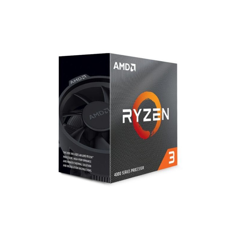 AMD Ryzen 3 4100 4-Core 3.8GHz CPU with Wraith Stealth Cooler
