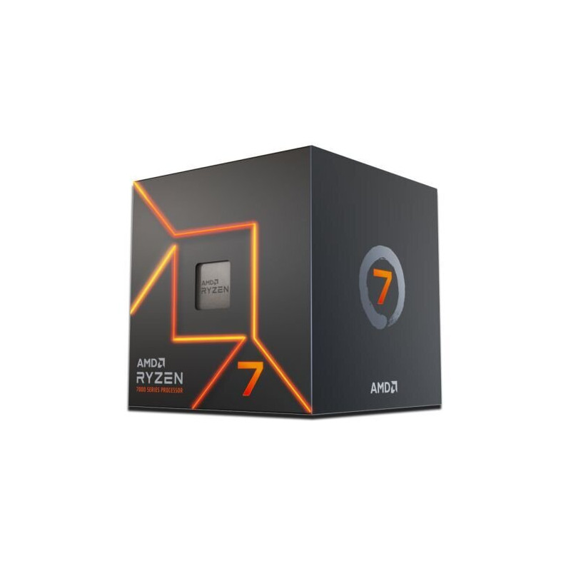AMD Ryzen 7 7700 8-Core 3.8GHz Processor with Wraith Prism Cooler