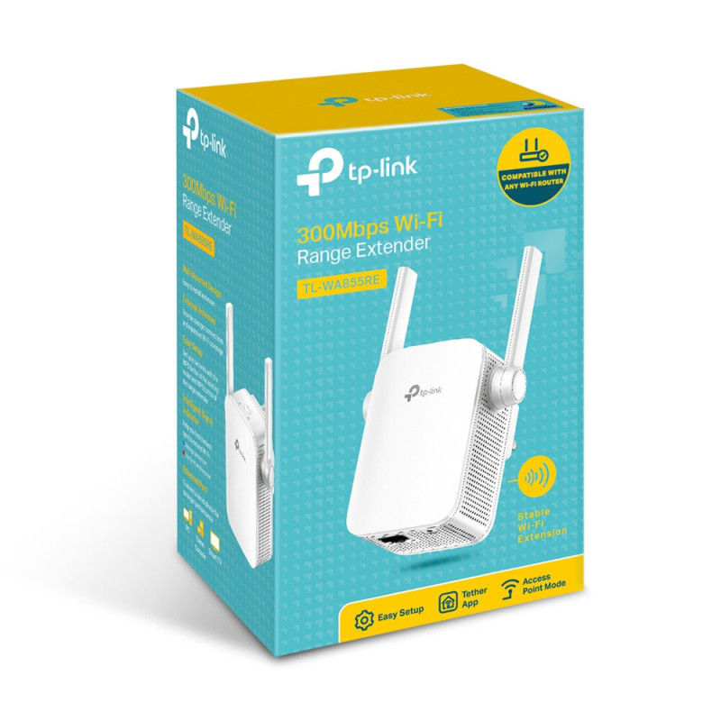 TP-LINK TL-WA855RE 300Mbps Wall-Plug WiFi Range Extender