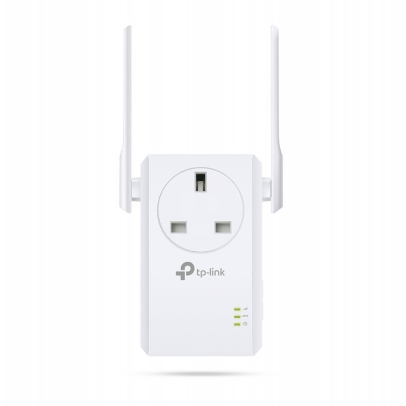 TP-LINK TL-WA860RE 300Mbps Wall-Plug WiFi Range Extender with AC Passthrough and 1 LAN Port