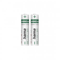 HAMA 00223524 1000mAh AAA Rechargeable Batteries (2-Pack)