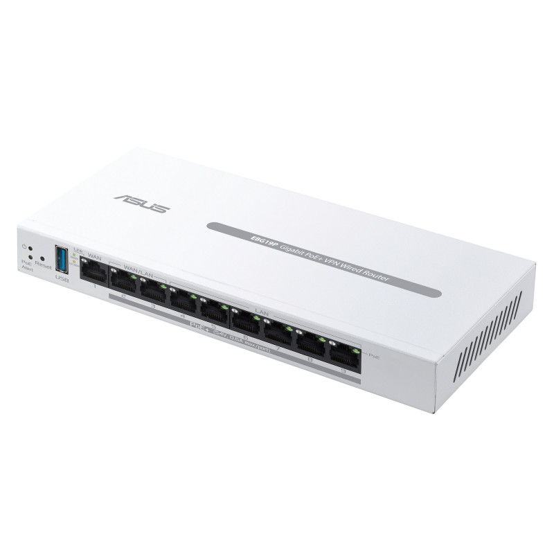 ASUS ExpertWiFi EBG19P 8-Port PoE+ Gigabit Router