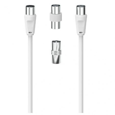 HAMA 00205339 2m Antenna Cable & 2 Coax Adapters Antenna Connection Kit