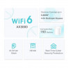TP-LINK Deco X50 AX3000 Tri-band Wi-Fi 6 Mesh System (3-Pack)
