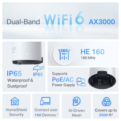 TP-LINK DECO X50-Outdoor AX3000 Wi-Fi 6 Mesh System