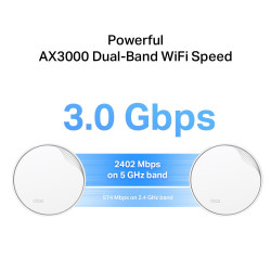 TP-LINK Deco X50-POE AX3000 Tri-band WiFi 6 Mesh System (3-Pack)