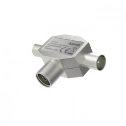 HAMA 00205236 Coax Female to 2x Coax Male Antenna Splitter