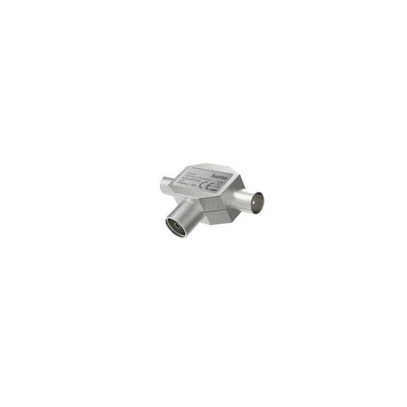 HAMA 00205236 Coax Female to 2x Coax Male Antenna Splitter