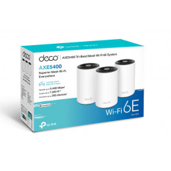 TP-LINK Deco XE75 AXE5400 Tri-Band Wi-Fi 6E Mesh System (3-Pack)