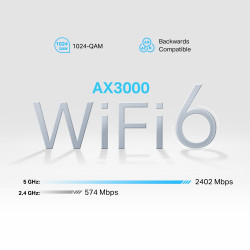 TP-LINK NX510V 5G AX3000 Dual-Band Wi-Fi 6 Router