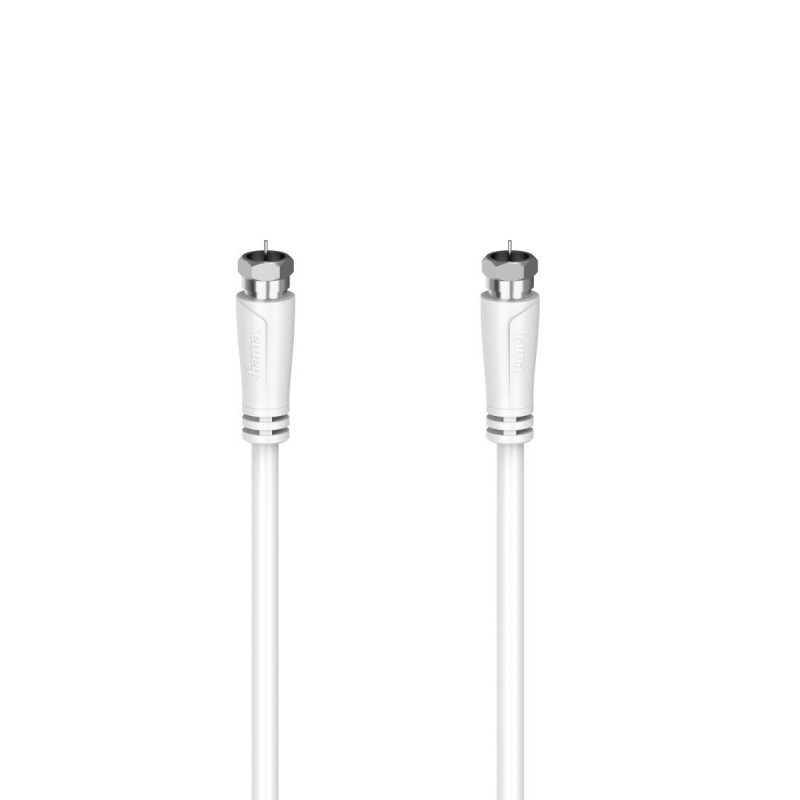 HAMA 00205063 F-Type Coaxial Cable 1.5m White