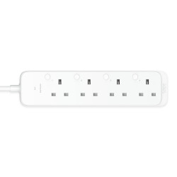 TP-LINK TAPO P304M 4-Outlet Smart Wi-Fi Power Strip with Energy Monitoring and Surge Protection