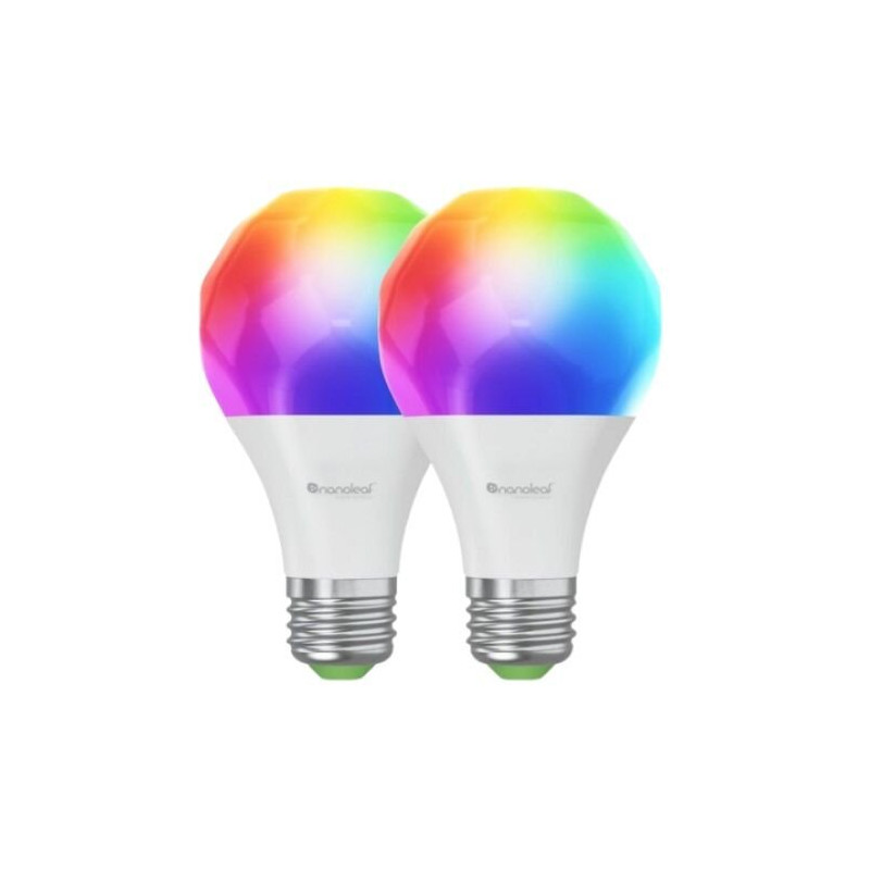 Nanoleaf N7501B01 16 Million Colour E27 Smart Bulbs (2-Pack)