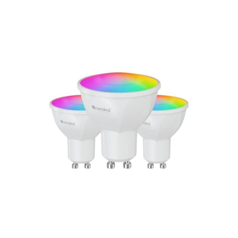 Nanoleaf N7502B01 16 Million Colour GU10 Smart Bulbs (3-pack)