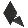 Nanoleaf Shapes Ultra Black Triangles 3-Pack Light Panels