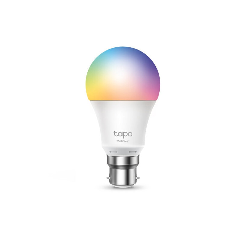 TP-LINK TAPO L530B Smart Wi-Fi LED Bulb, Multicolour, Dimmable, Bayonet Fitting