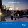 TP-LINK TAPO D230S1 2K 5MP Smart Video Doorbell Kit with Hub