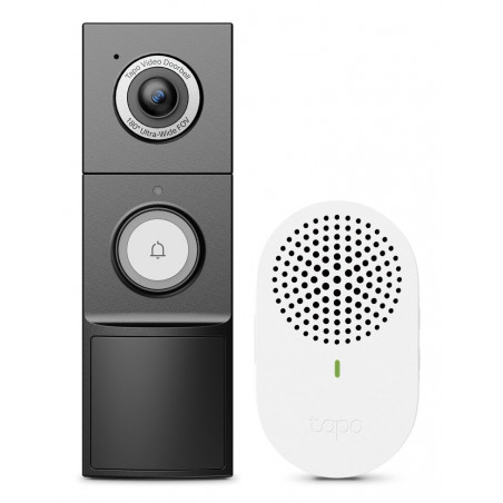 TP-LINK TAPO D235 2K 5MP Smart Battery Video Doorbell with Chime