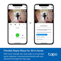 TP-LINK TAPO D235 2K 5MP Smart Battery Video Doorbell with Chime