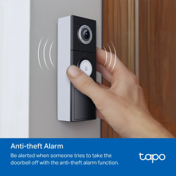 TP-LINK TAPO D235 2K 5MP Smart Battery Video Doorbell with Chime