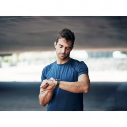 HAMA 5000 Fitness Tracker Smartwatch, 1.65" LCD Touchscreen, Waterproof