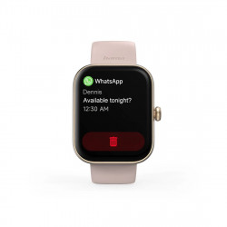 HAMA 00178615 Fitness Tracker Smartwatch, 1.65" LCD Touch Screen, Waterproof, Hands-Free Calling
