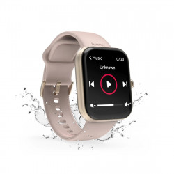 HAMA 00178615 Fitness Tracker Smartwatch, 1.65" LCD Touch Screen, Waterproof, Hands-Free Calling