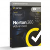 Norton 360 Advanced 10 Device 1-Year Subscription Antivirus Software