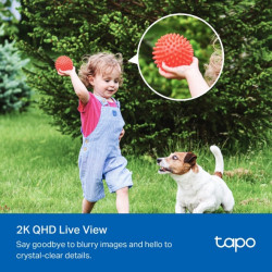 TP-LINK TAPO C425 KIT 2K QHD Outdoor Security Camera with Solar Panel