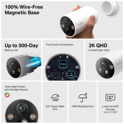 TP-LINK TAPO C425 2K QHD Outdoor Wireless Security Camera