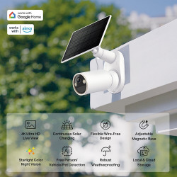 TP-LINK TAPO C460 KIT 4K Outdoor Security Camera with Solar Panel