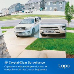 TP-LINK TAPO C460 KIT 4K Outdoor Security Camera with Solar Panel