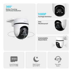 TP-LINK TAPO C500 360° Pan/Tilt Outdoor Wi-Fi Smart Camera