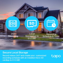 TP-LINK TAPO C500 360° Pan/Tilt Outdoor Wi-Fi Smart Camera