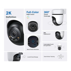 TP-LINK TAPO C510W 2K Pan & Tilt Outdoor Wi-Fi Smart Camera
