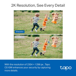 TP-LINK TAPO C510W 2K Pan & Tilt Outdoor Wi-Fi Smart Camera