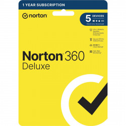 Norton 360 Deluxe 5 Device 1 Year Subscription Antivirus Software