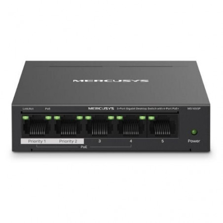 MERCUSYS MS105GP 5-Port Gigabit PoE+ Desktop Switch