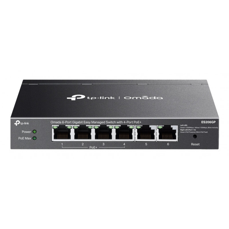 TP-LINK ES206GP 6-Port Gigabit PoE+ Switch