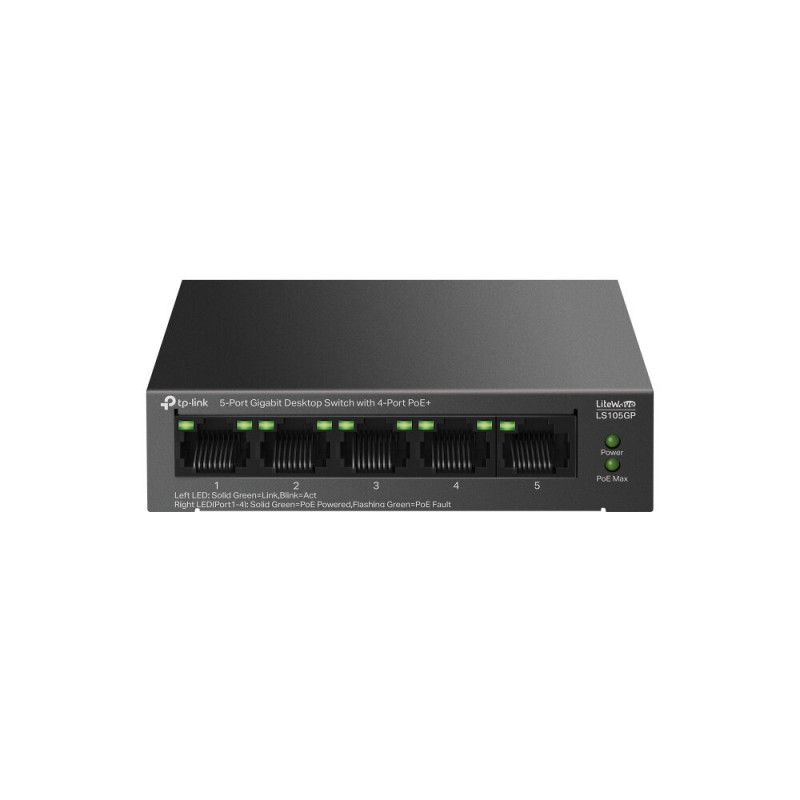 TP-LINK LS105GP 5-Port Gigabit PoE+ Switch